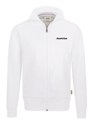 Herren College Sweatjacke Weiss